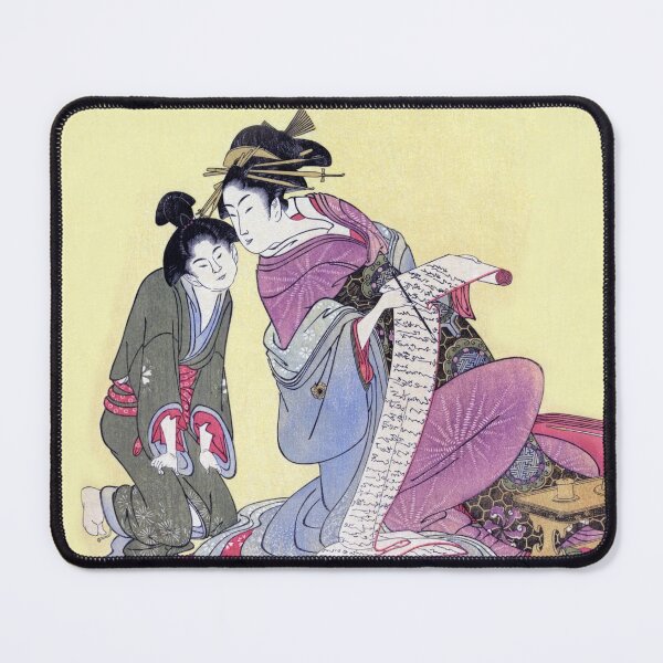 Item preview, Japanese Vintage Art (Woman Writing) designed and sold by Pendy777.