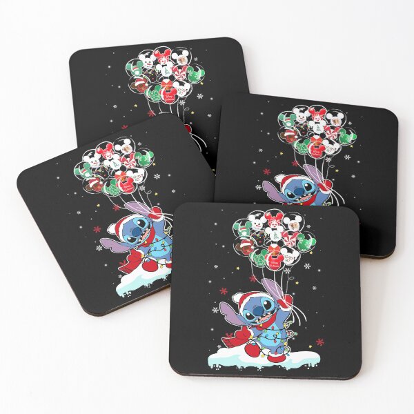 Item preview, Cute Stitch Hold Balloons Christmas  designed and sold by RaynaGellner.