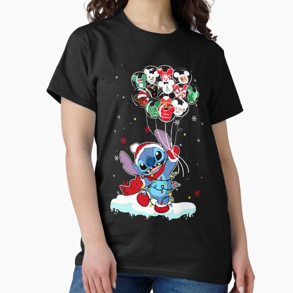 Item preview, Cute Stitch Hold Balloons Christmas  designed and sold by RaynaGellner.