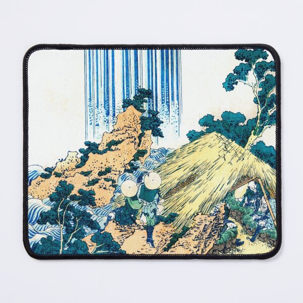 Item preview, Japanese Vintage Art (Waterfall And Camp) designed and sold by Pendy777.