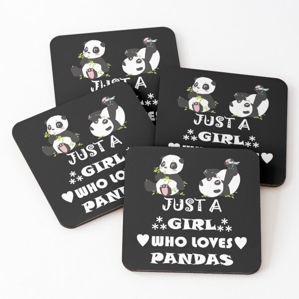 Item preview, just a girl who loves pandas -1 designed and sold by sama-stylish.