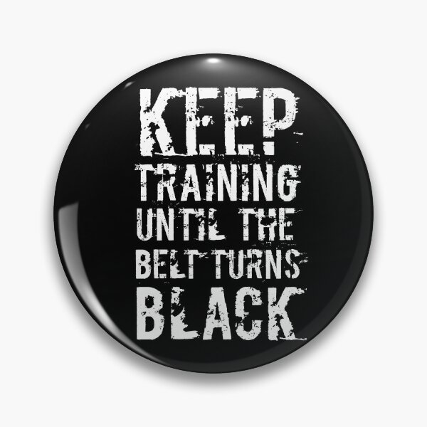 Item preview, Black Belt Motivation White Text Premium designed and sold by Design-Maniya.