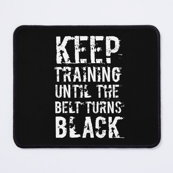 Item preview, Black Belt Motivation White Text Premium designed and sold by Design-Maniya.