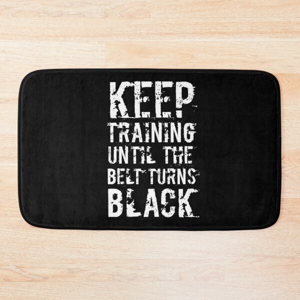 Item preview, Black Belt Motivation White Text Premium designed and sold by Design-Maniya.