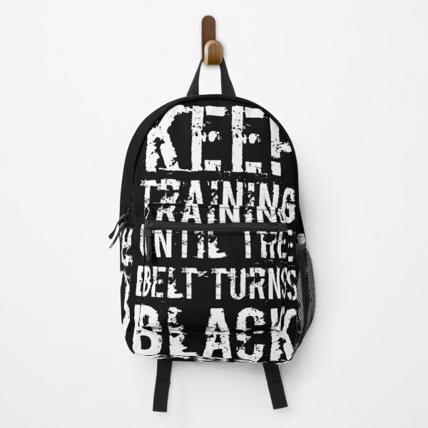 Item preview, Black Belt Motivation White Text Premium designed and sold by Design-Maniya.