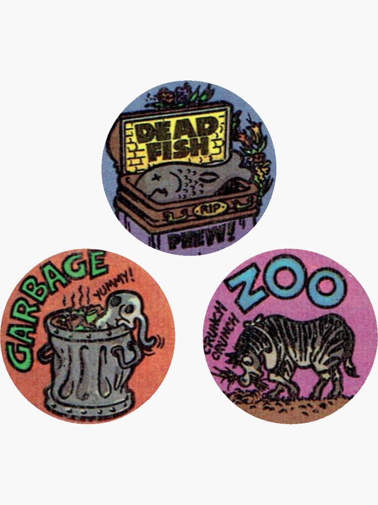 "Retro Vintage Scratch And sniff Sticker Pack" Sticker by