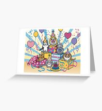 Party Cats Greeting Card