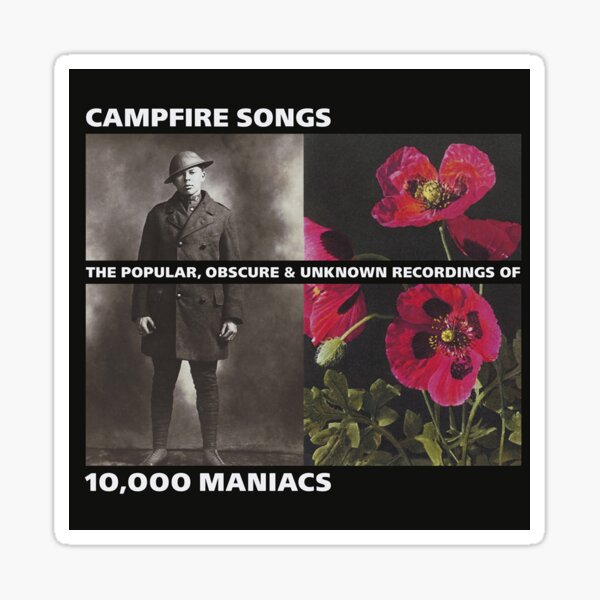 "Campfire Songs The Popular Obscure Unknown Recordings" Sticker For ...