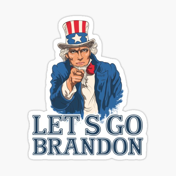 Let's Go Brandon Bumper Sticker (3 x 11.5)– Trump Mug