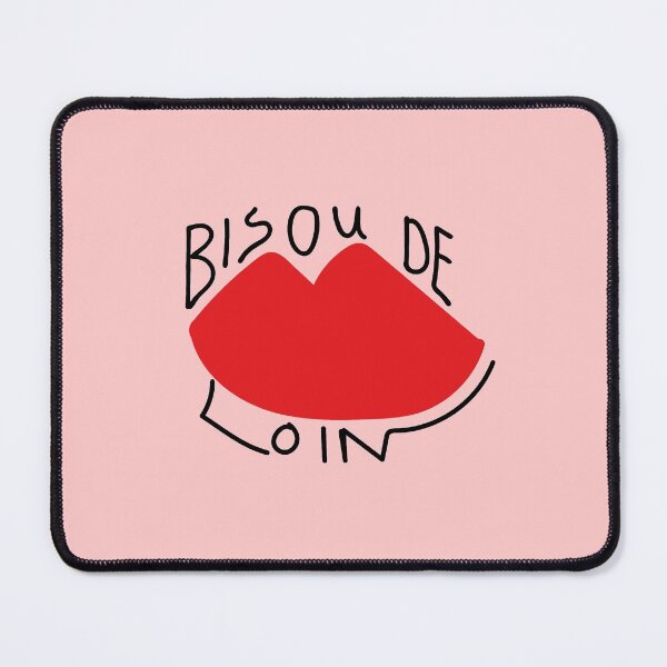 Item preview, Kiss from afar humor mouth designed and sold by LeCrayonStudio.