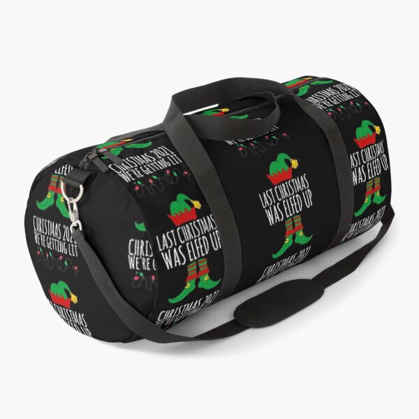 Item preview, Elfed Up 2021 Getting Lit Funny Christmas Matching Idea print designed and sold by TopRatedDesigns.
