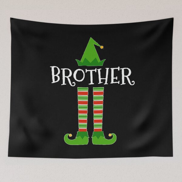 Item preview, Brother Elf Matching Family Group Christmas print designed and sold by TopRatedDesigns.