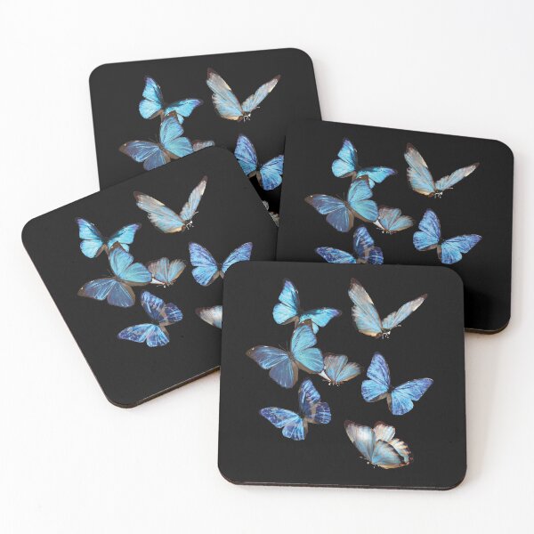 Item preview, Nature Lovers Blue Morpho Butterfly Swarm Entomology designed and sold by ElJimmo.