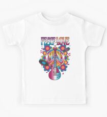 Peace, Love and Music Kids Tee