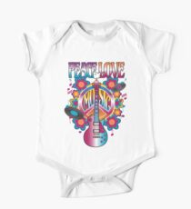 Peace, Love and Music One Piece - Short Sleeve