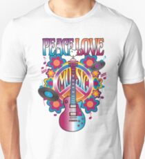 Peace, Love and Music Unisex T-Shirt