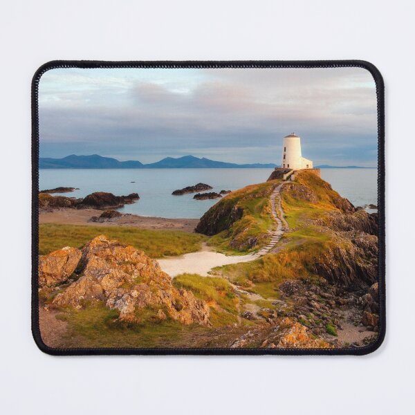 Item preview, Tŵr Mawr Lighthouse at sunset, Anglesey, North Wales designed and sold by Victoria Ashman.
