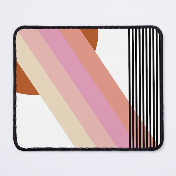 Item preview, Bauhaus new inspired Exhibition Print, Bauhaus Wall Art shapes of pink, Bauhaus Exhibition Wall designed and sold by re-make-.
