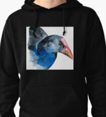 Pukeko Portrait Pullover Hoodie