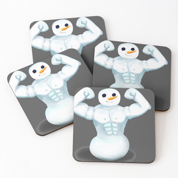 Item preview, Buff Snowman, Snow-Manly designed and sold by JavaDraws.