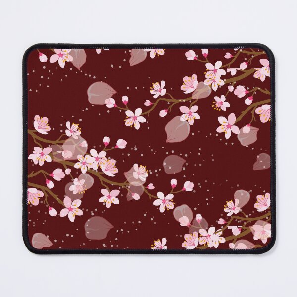 Item preview, Pretty Japanese Cherry Blossom Floral Seamless Repetition pattern designed and sold by Aishwarya  Singh.