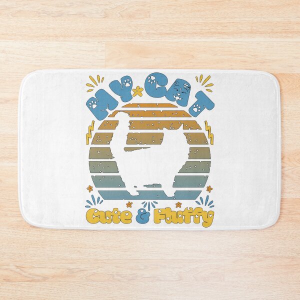 Item preview, My Cat Is Cute & Fluffy designed and sold by Desigffee.