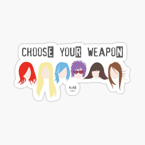 Item preview, Choose Your Weapon - Alias designed and sold by isasaldanha.