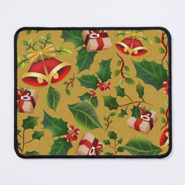Item preview, Christmas things yellow background - pattern designed and sold by Paolards.