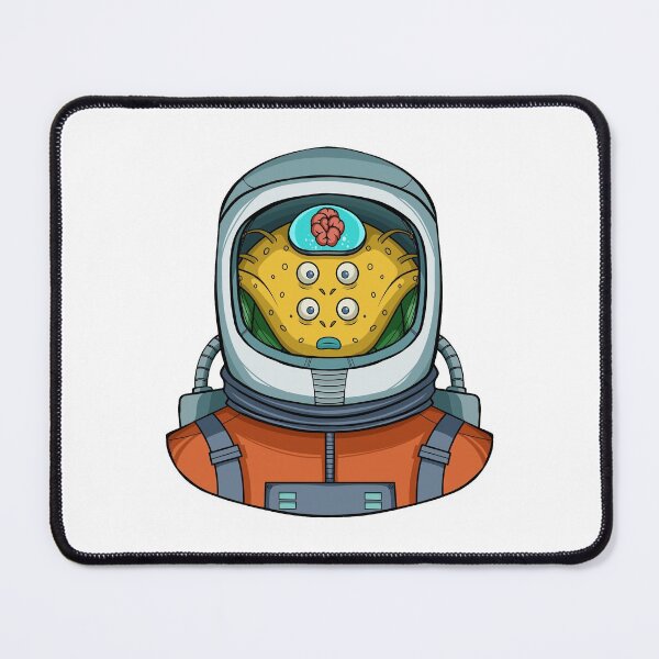 Item preview, Scary alien wearing astronaut costume designed and sold by kanvasdesign.