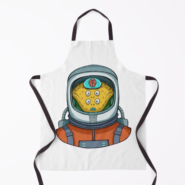 Item preview, Scary alien wearing astronaut costume designed and sold by kanvasdesign.