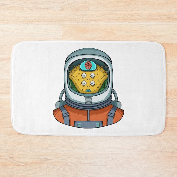 Item preview, Scary alien wearing astronaut costume designed and sold by kanvasdesign.