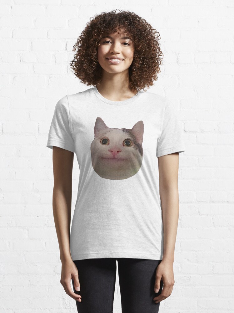 Beluga Cat Meme Face Smiling T-Shirt