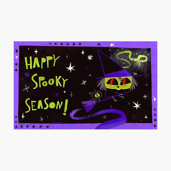 Spooky Season witch Photographic Print