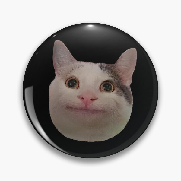 Smiling Cat Beluga Pin for Sale by sticker-house