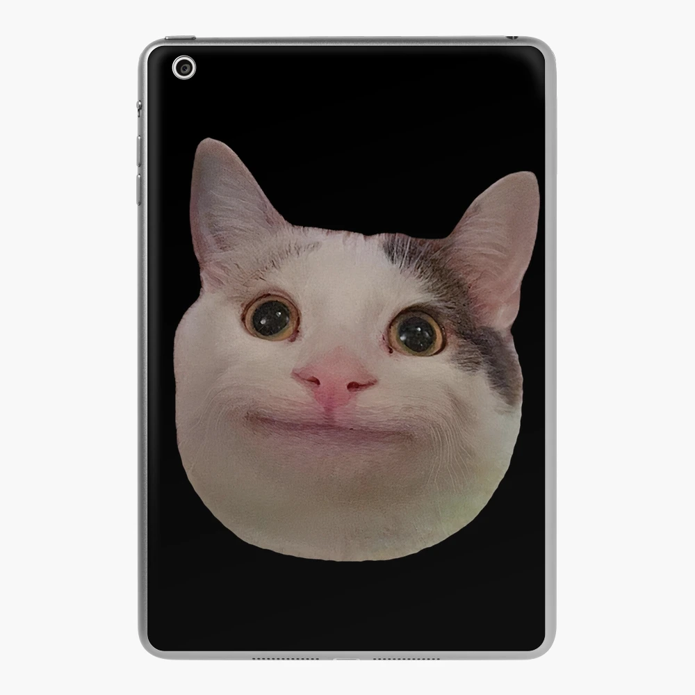 HQ Pathetic Cat Meme Cursed Face | iPad Case & Skin