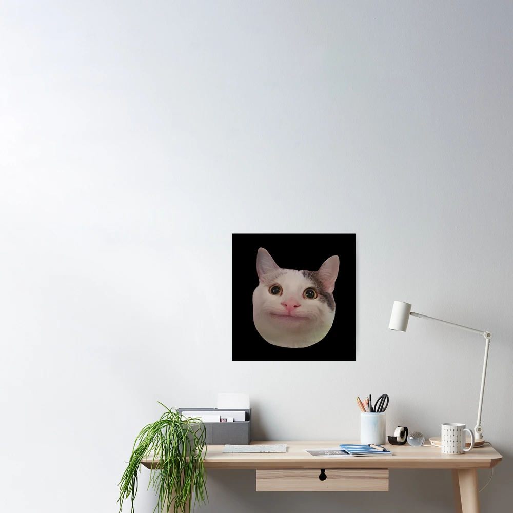 Funny Cat Coughing Meme Poster for Sale by fomodesigns