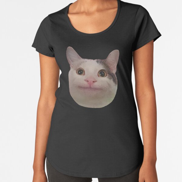 Beluga Cat Meme Face Smiling T Shirt Cotton Men Women Diy Print