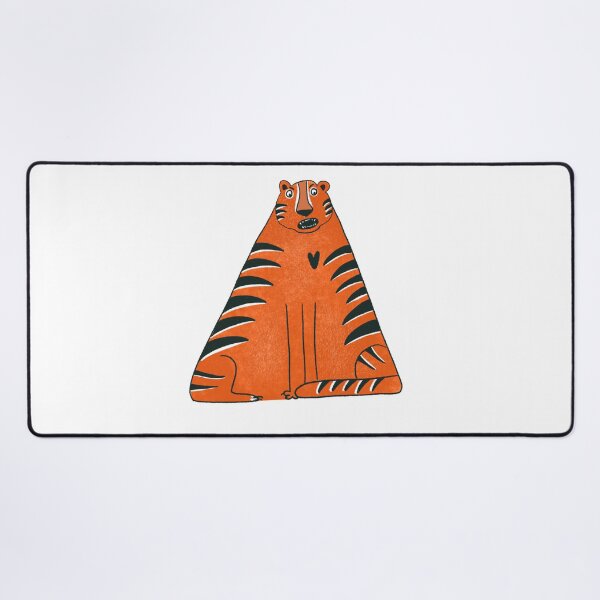 Triangled Tiger Desk Mat