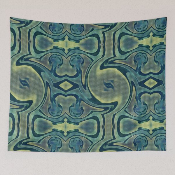 Item preview, Green Skulls designed and sold by JilClaireArt.