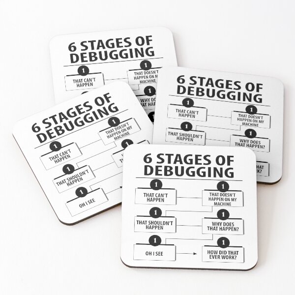Item preview, 6 Stages Of Debugging designed and sold by Mylecm.