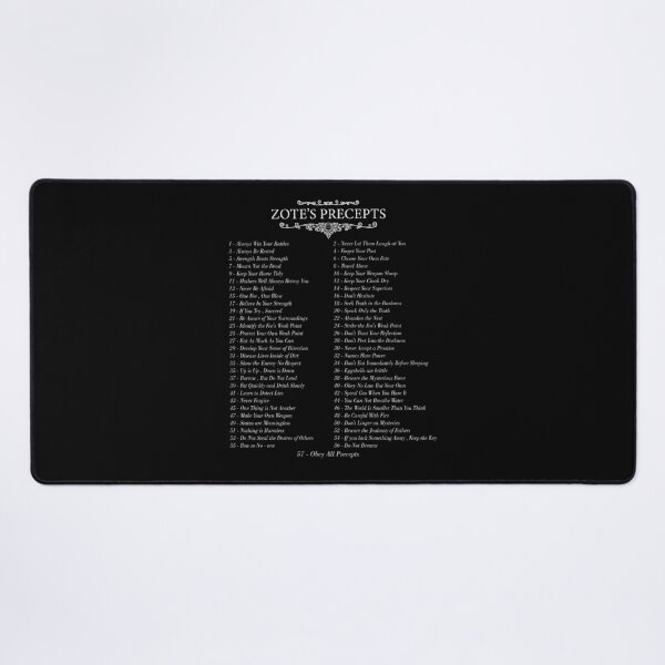 Item preview, The 57 Precepts Of Zote designed and sold by Henry Allen.