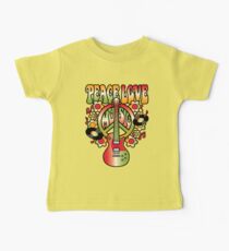Peace-Love-Music Baby Tee