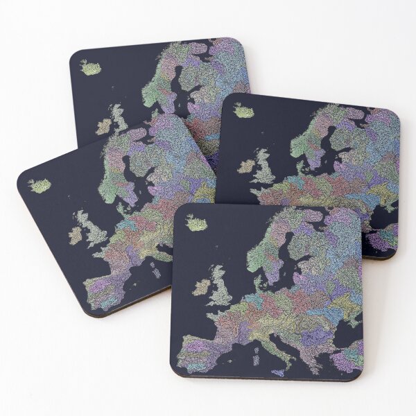 Item preview, Rivers in Europe designed and sold by Data-Driven Map Designs.