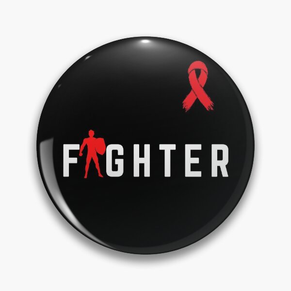 Item preview, world aids day fighter designed and sold by CatDogBFF.