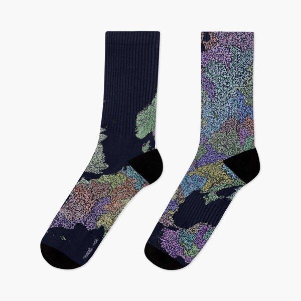 Item preview, Rivers in Europe designed and sold by Data-Driven Map Designs.