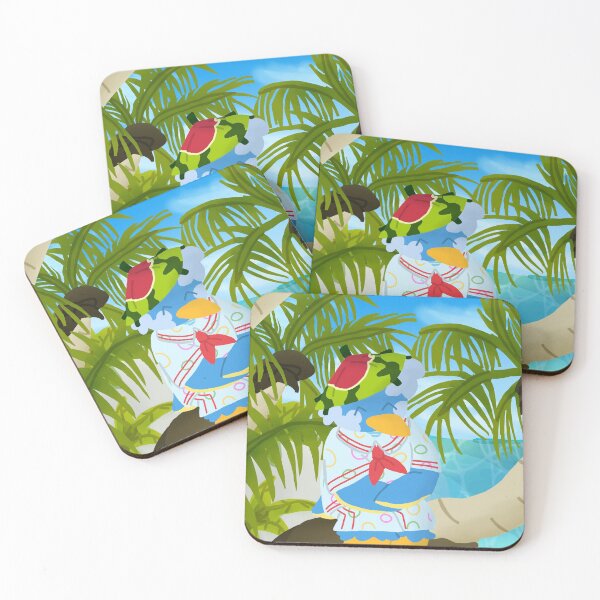 Item preview, Tropical Atoll Penguin designed and sold by Huey Drew (LiminalsSpace).