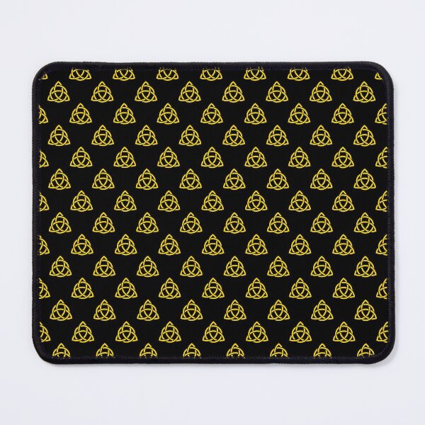 Item preview, Celtic Tribal Knot Repeating Pattern (Gold, Black Background) designed and sold by Pendy777.