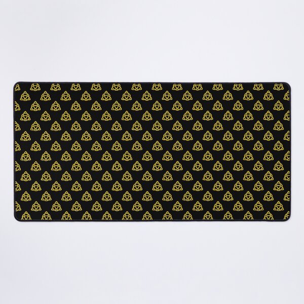 Item preview, Celtic Tribal Knot Repeating Pattern (Gold, Black Background) designed and sold by Pendy777.