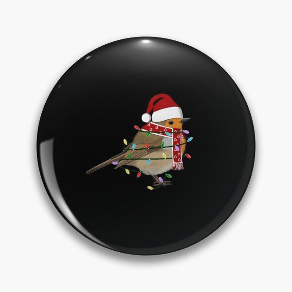 Item preview, European Robin Christmas Bird Birdlover Birdwatcher Biologist Ornithologist Garden Birds designed and sold by jz-birds.
