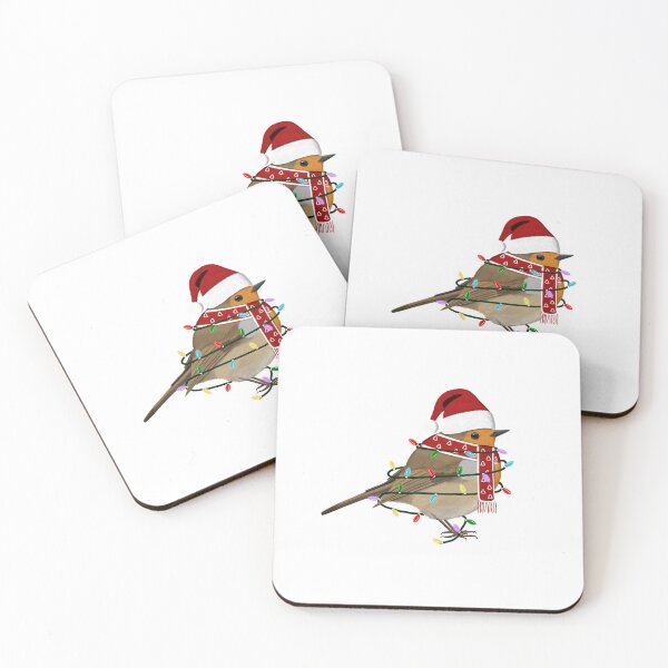 Item preview, European Robin Christmas Bird Birdlover Birdwatcher Biologist Ornithologist Garden Birds designed and sold by jz-birds.